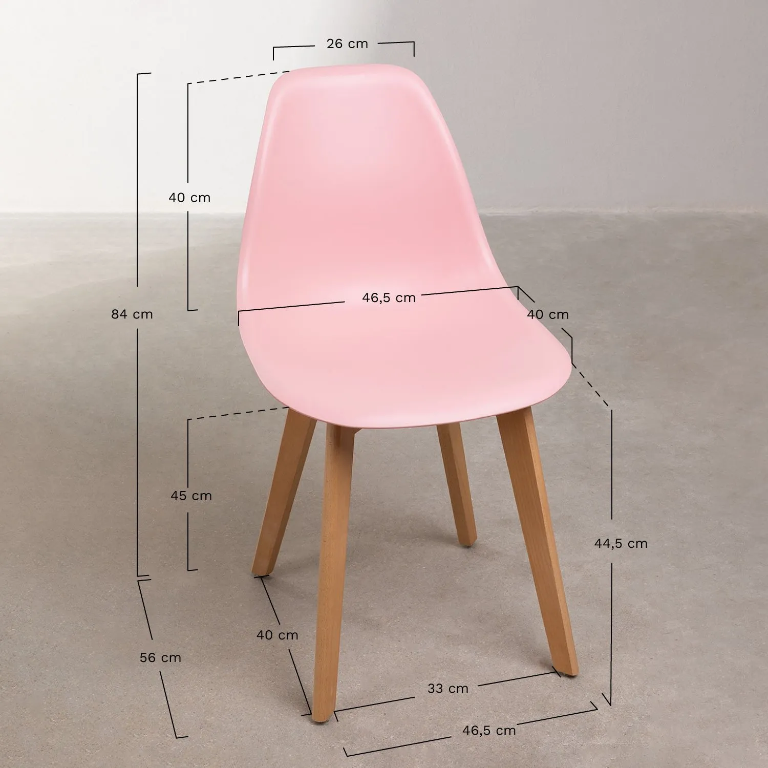 Sicily Wood Maker Nordic sedia multicolore scandinava