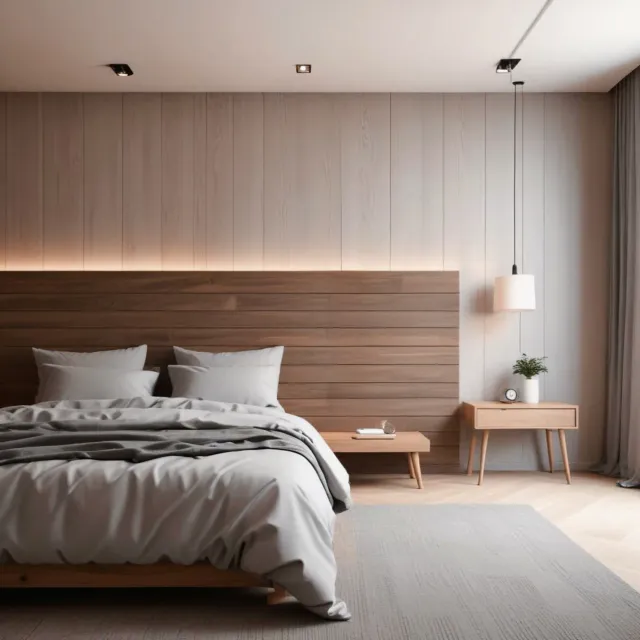 XLAB Design testiera letto matrimoniale rovere massello
