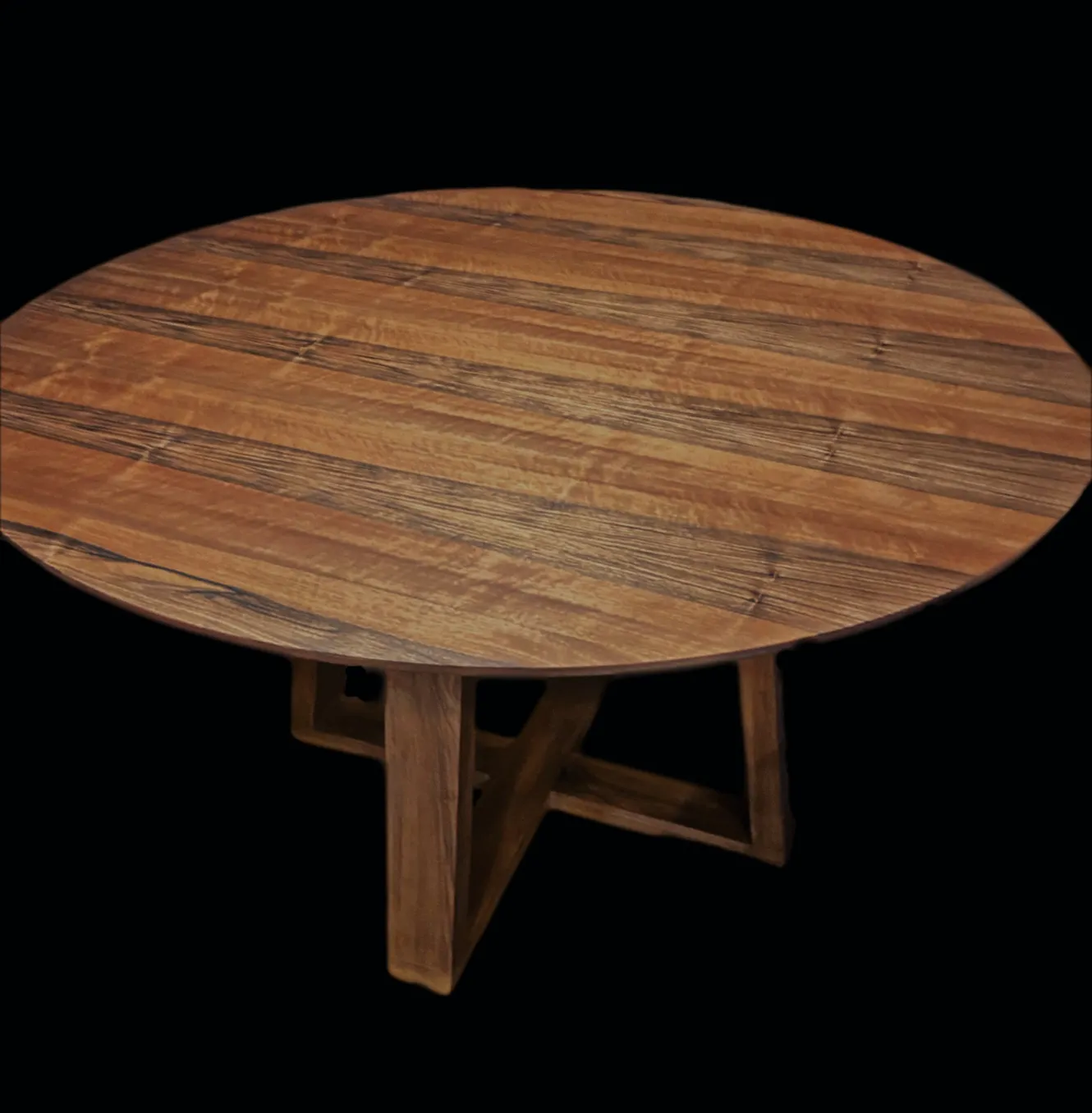 XLAB Design Ginny tavolo pranzo rotondo noce moderno