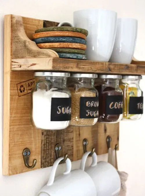 XLAB Design Colter mensola cucina barattoli eco