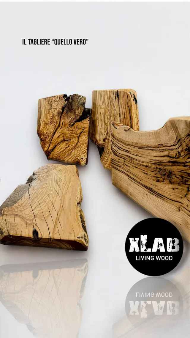 XLAB Design tagliere legno ulivo carne large artigianale
