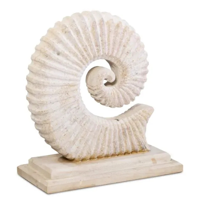 Maitland Smith Ocean Memories scultura in marmo 40 cm