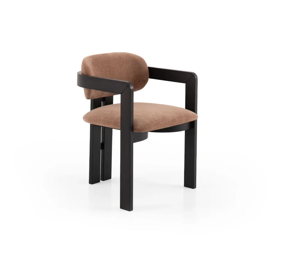 Morica Design Nagi poltrona legno massello curve