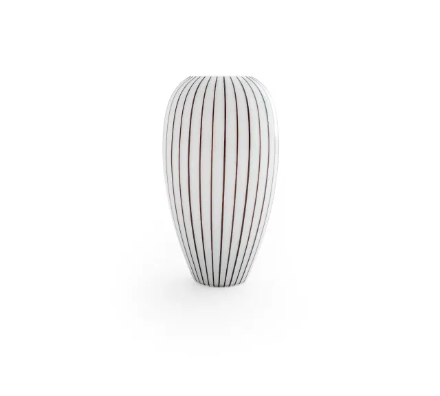 Morica Design Stripe Vaso Vetro Mille Righe Nero