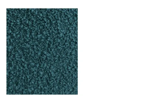 Morica Design campione tessuto lana bouclé blu pavone