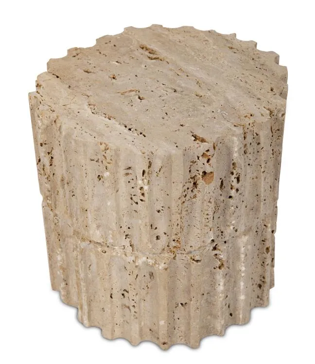 Maitland Smith Doric Column scultura marmo 20,3 cm