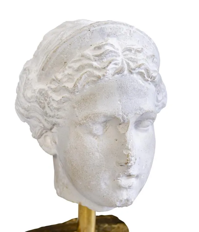 Maitland Smith Athena scultura testa marmo Jaisalmer
