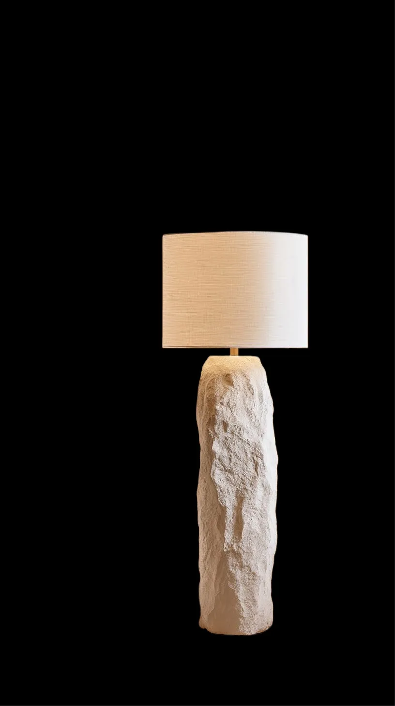 XLAB Design Lithos Large lampada terra effetto roccia