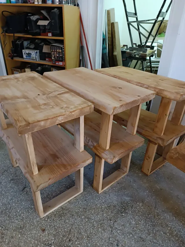 Sicily Wood Maker mensola bagno 100x40x5 legno