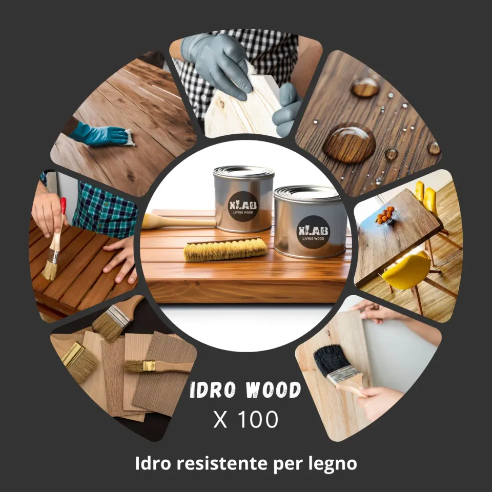 XLAB Design Idro Wood X 100 trattamento legno idroresistente