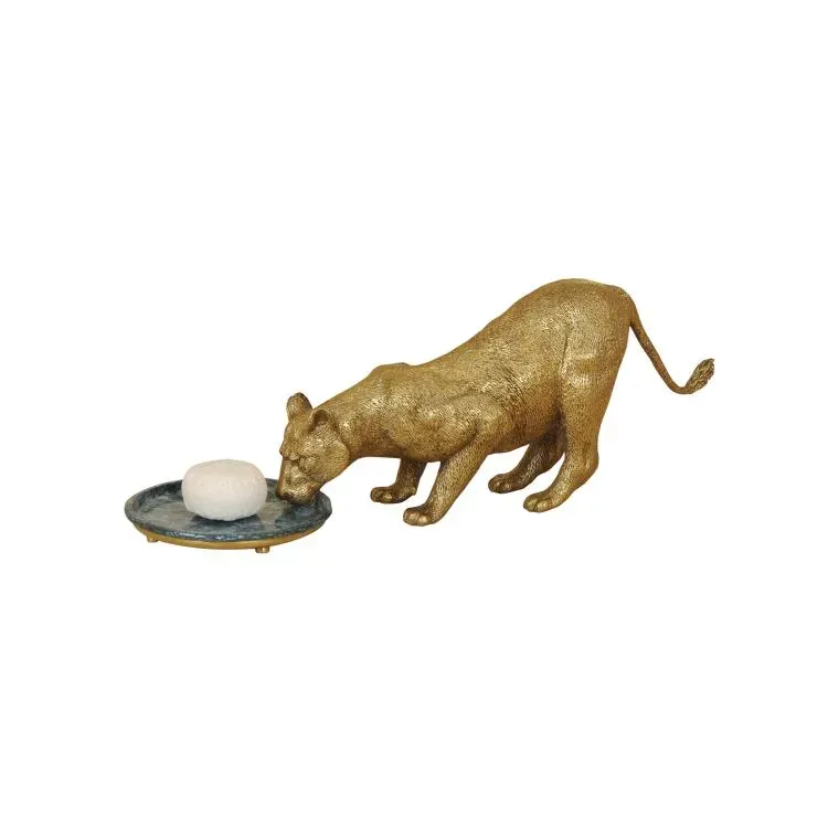 Maitland Smith Lion Soap Dish portasapone ottone 51 cm
