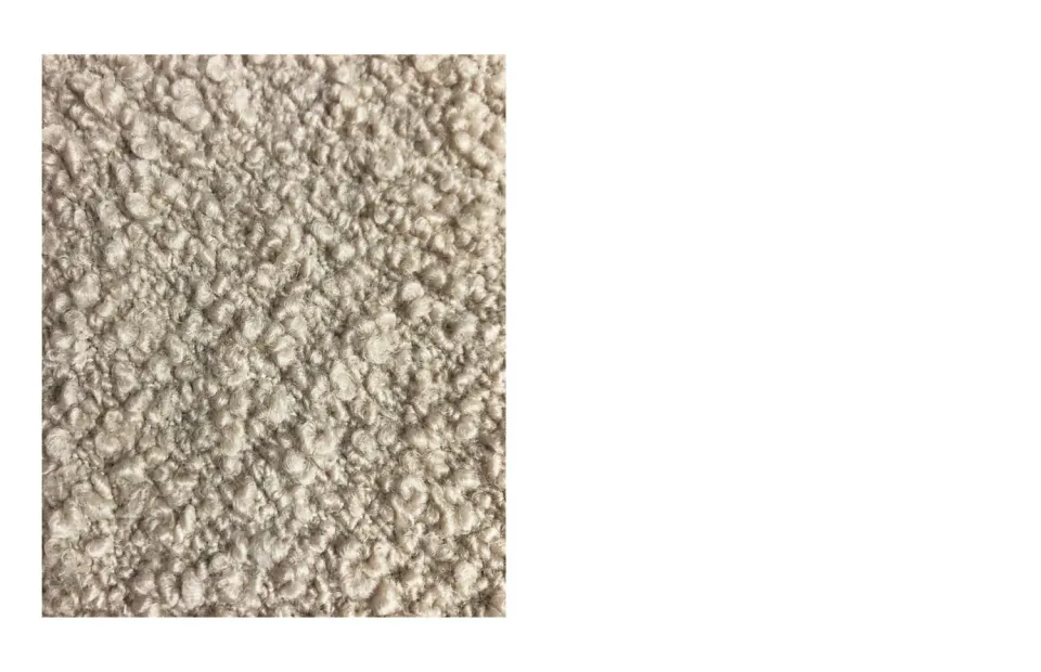 Morica Design Cipria campione tessuto bouclé lana