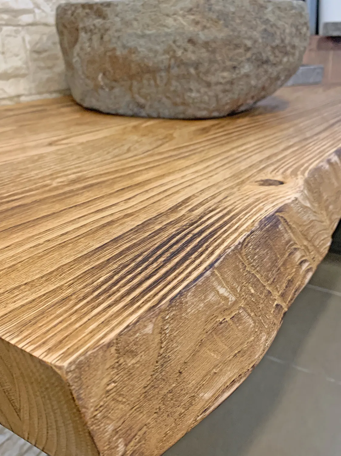 XLAB Design Old Wood mensola bagno legno rustico