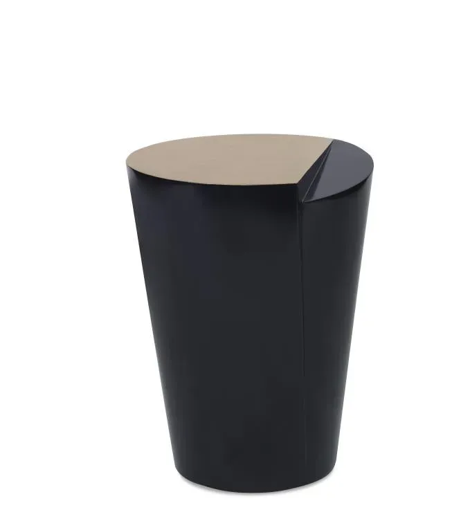 Maitland Smith Conical Spot tavolino nero oro 45 cm