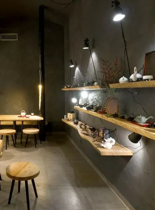 XLAB Design Jessica mensola parete castagno massello