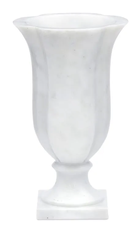 Maitland Smith Aurelian urna marmo piedistallo 51cm