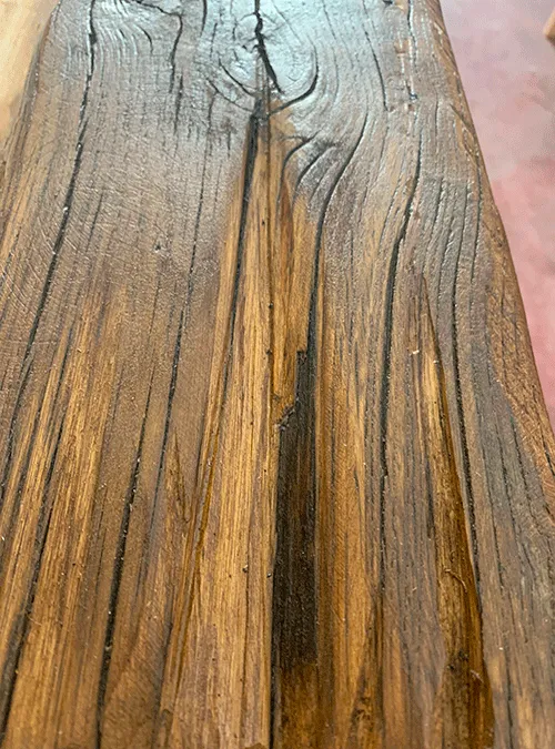 XLAB Design Specchio Iride Vintage Legno Massello Invecchiato