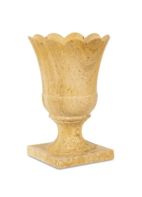Maitland Smith Jaisalmer vaso marmo pietra Rajasthan