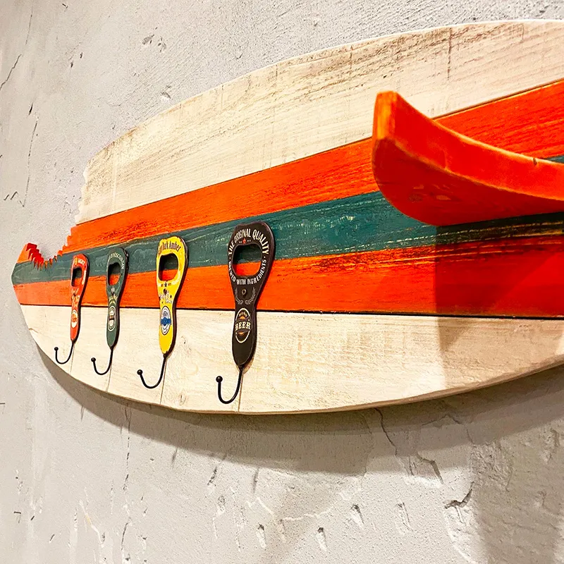 XLAB Design surf board appendiabiti parete legno vintage