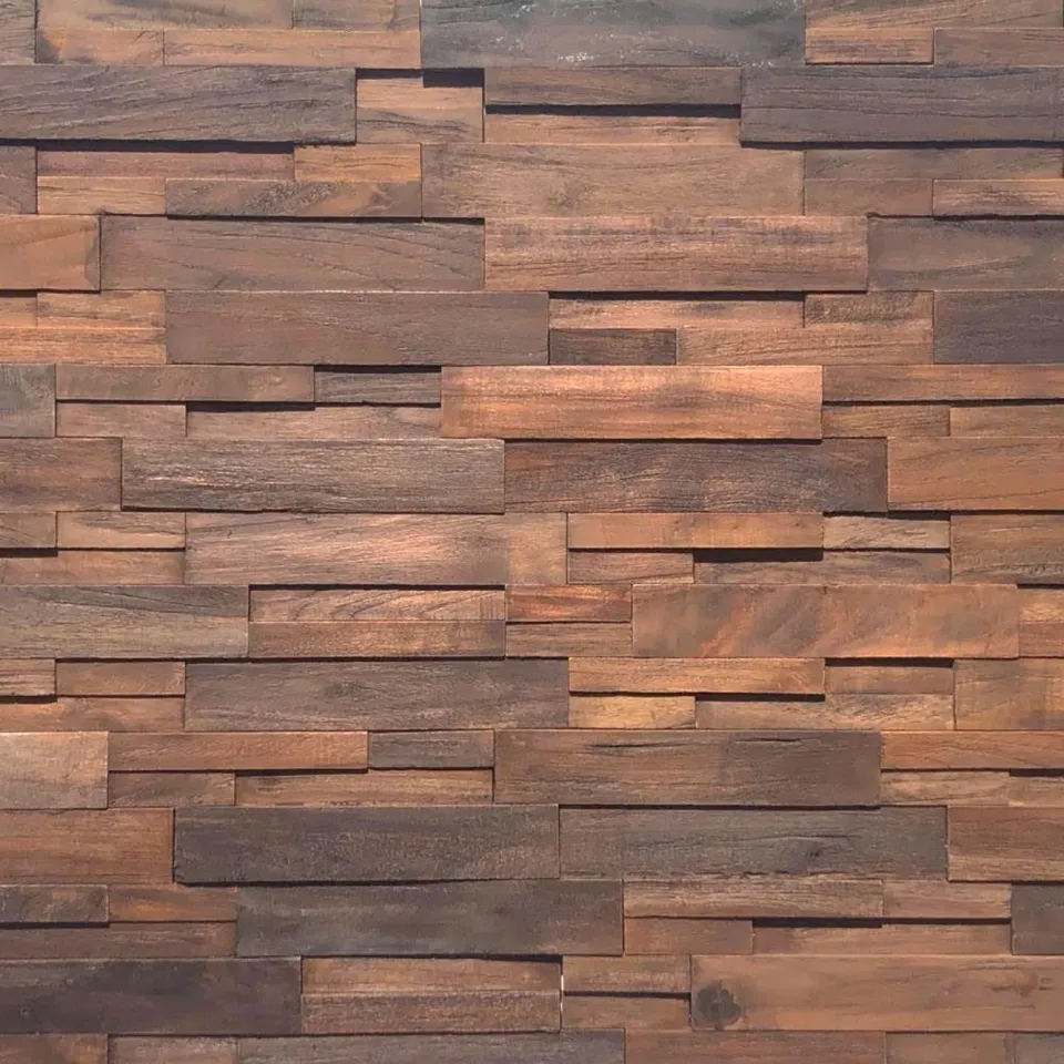 XLAB Design Noce pannello parete legno 100x100 recupero
