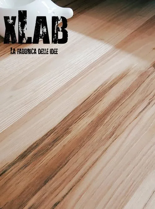 XLAB Design Kimberly mensola bagno lavabo su misura bordo rustico