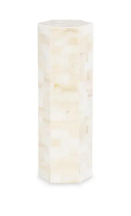 Maitland Smith Freyja tavolino cristallo esagonale 55,9 cm