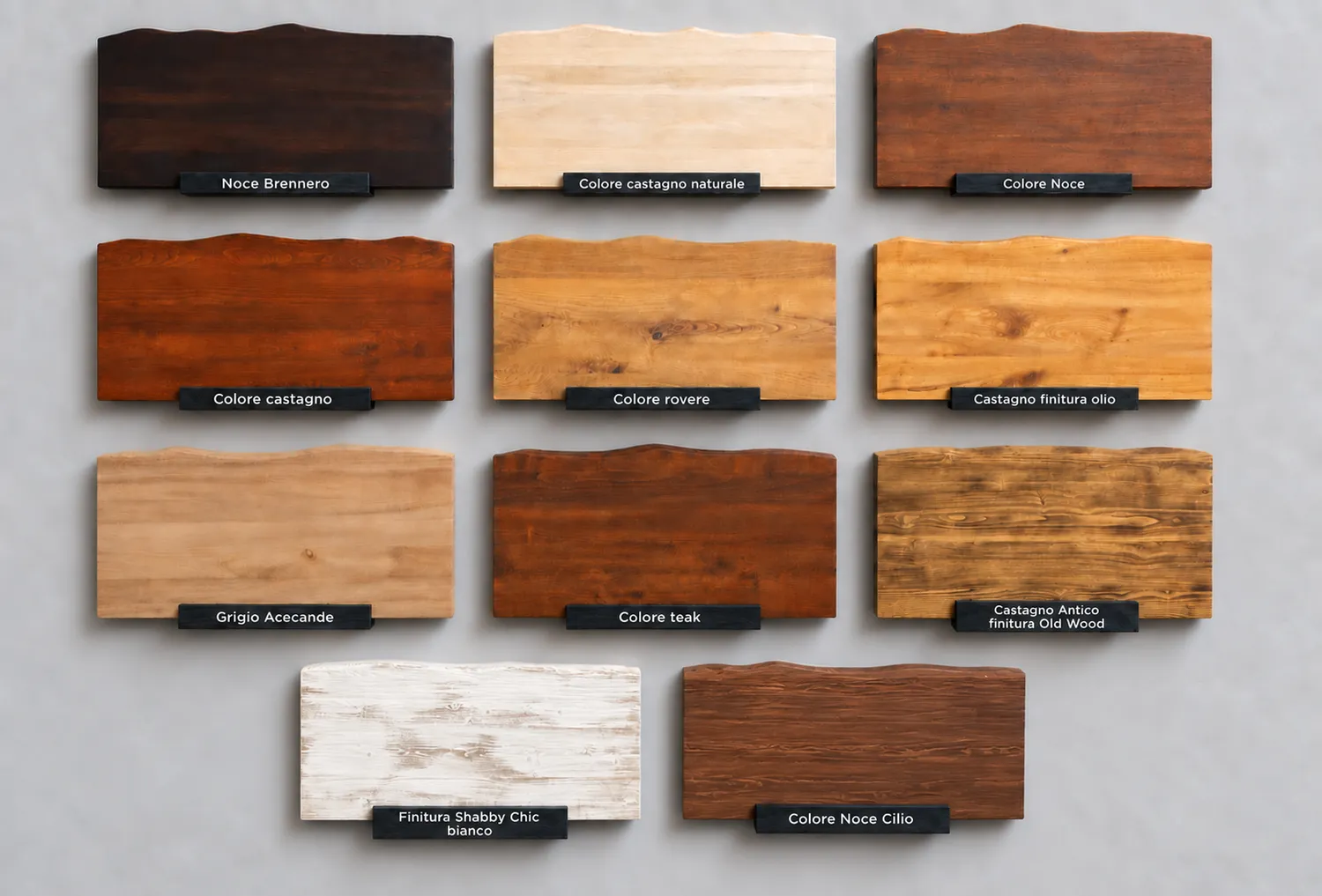 XLAB Design campionario colori legno massello PDF