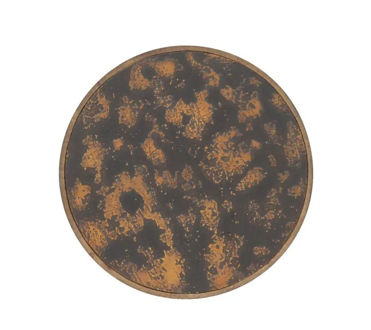 Maitland Smith Zulu Tavolino Rovere Bronzo 48,9 cm