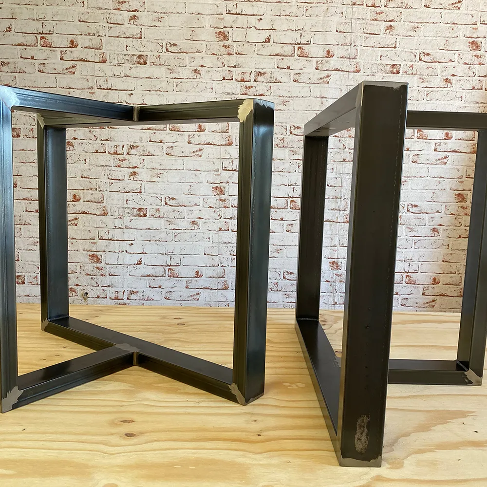 XLAB Design Statua Libertà gambe tavolo ferro 80x40 coppia
