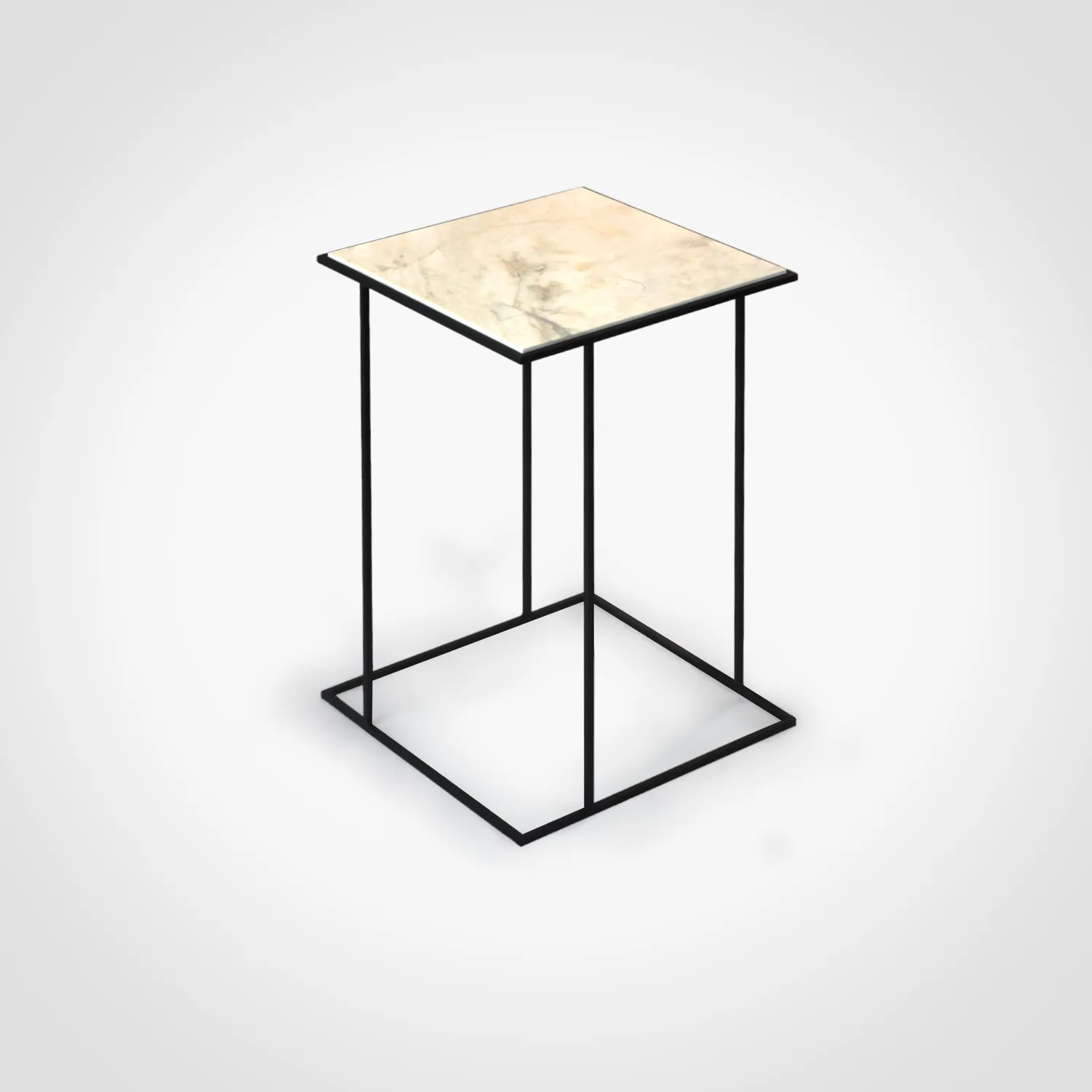 Stilts FramE Tavolino Travertino Romano