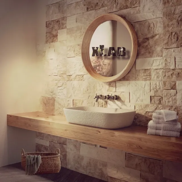 XLAB Design Doriana mensola bagno legno massiccio idroresistente