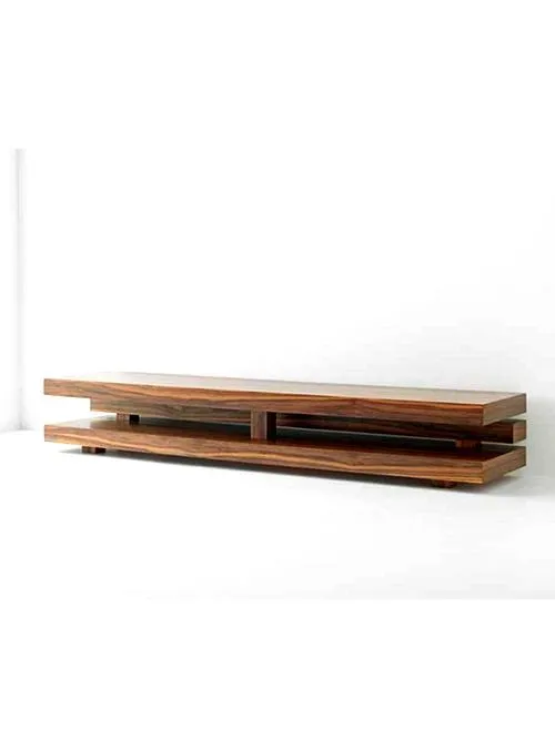 XLAB Design Biplane mobile TV castagno massello