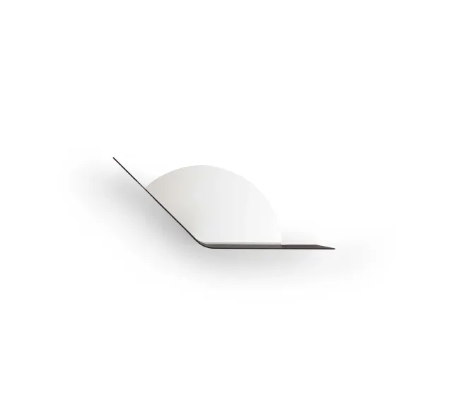 Morica Design Snail mensola metallo con specchio