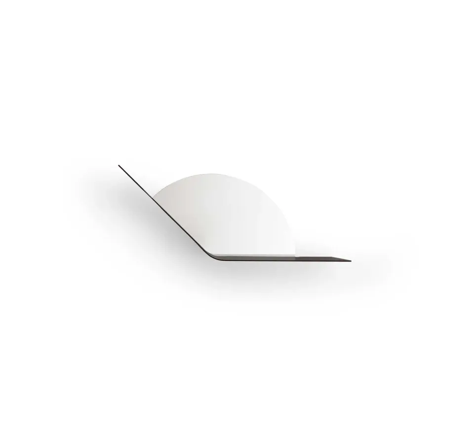Morica Design Snail mensola metallo con specchio