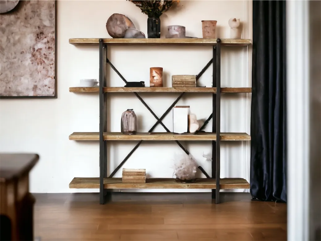 XLAB Design Camelot libreria industriale 140x160x40