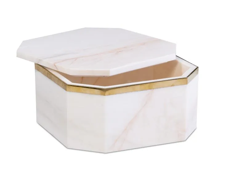 Maitland Smith Andros Scatola Marmo Large 26,7 cm