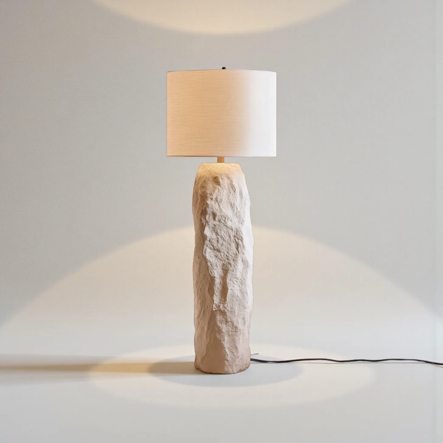 XLAB Design Lithos mediun lampada terra effetto roccia