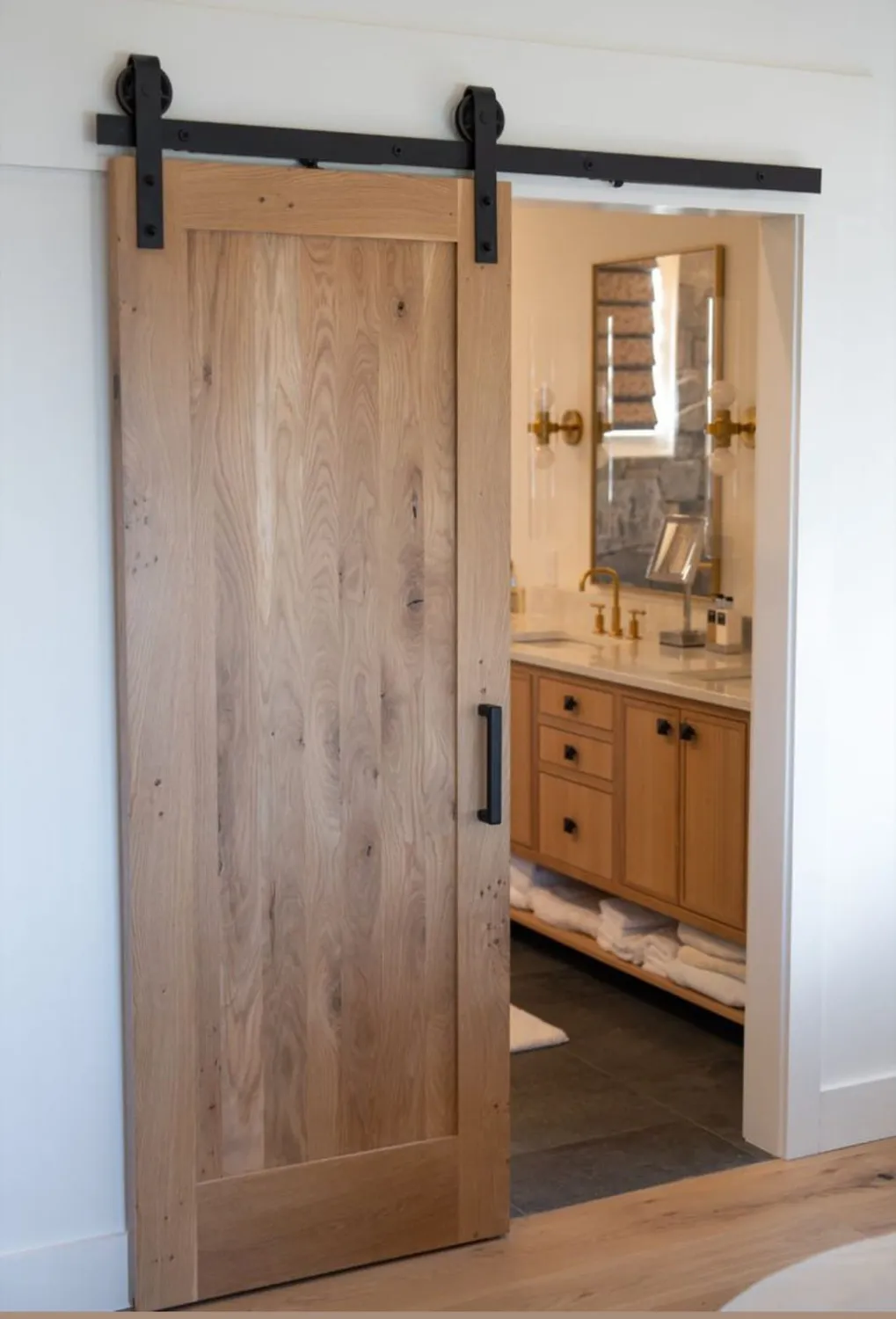 Sicily Wood Maker Porta Fienile Scorrevole in legno massello