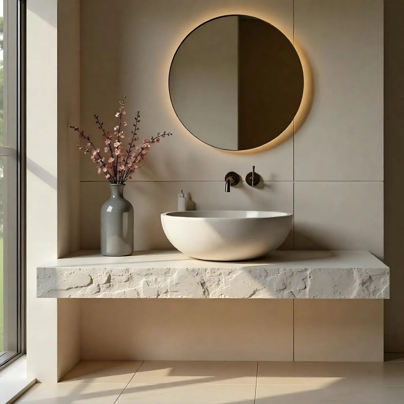 XLAB Design Arctic Top Piano Lavabo Sospeso 140x50 bianco