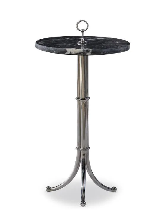 Maitland Smith Corbet tavolino marmo nero 58 cm