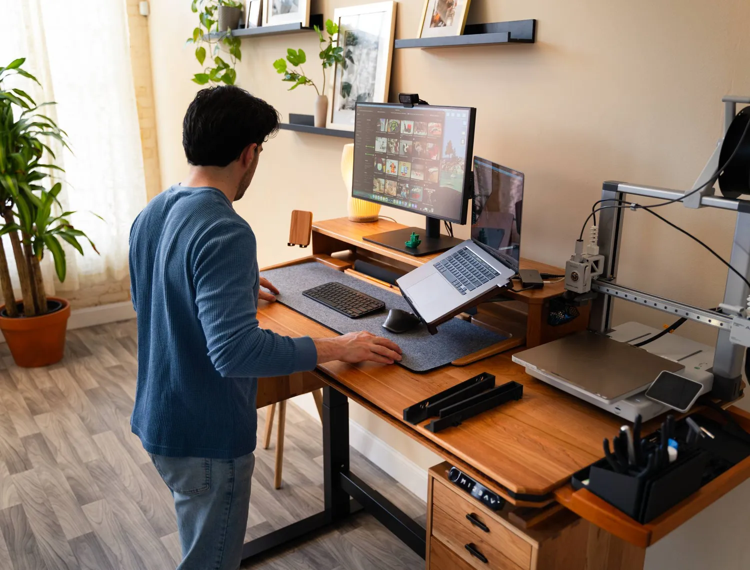 Wyrmwood Workstation Bundle scrivania desk pad+platform