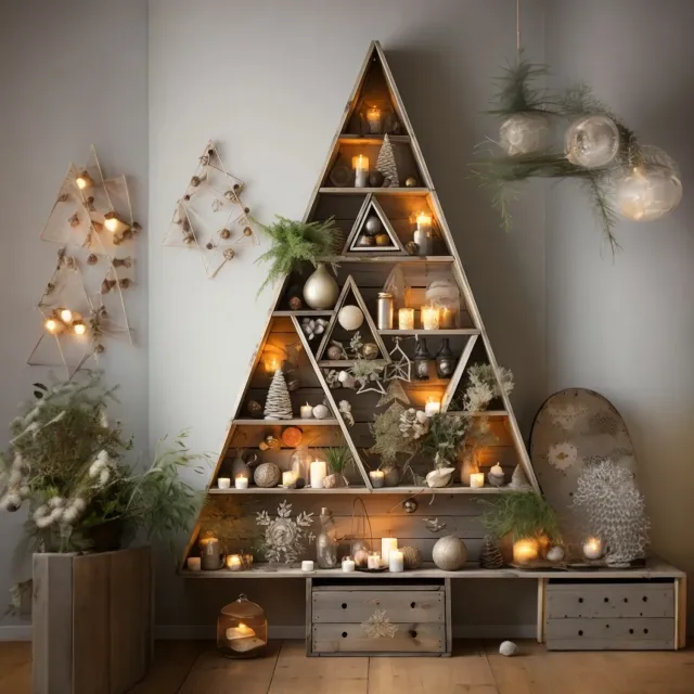 XLAB Design Albero Natale Legno Ecosostenibile Artigianale