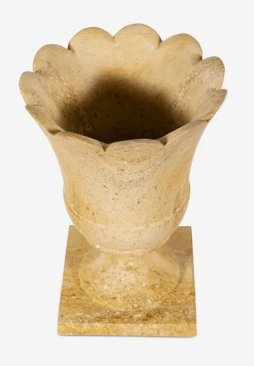 Maitland Smith Jaisalmer vaso marmo pietra Rajasthan