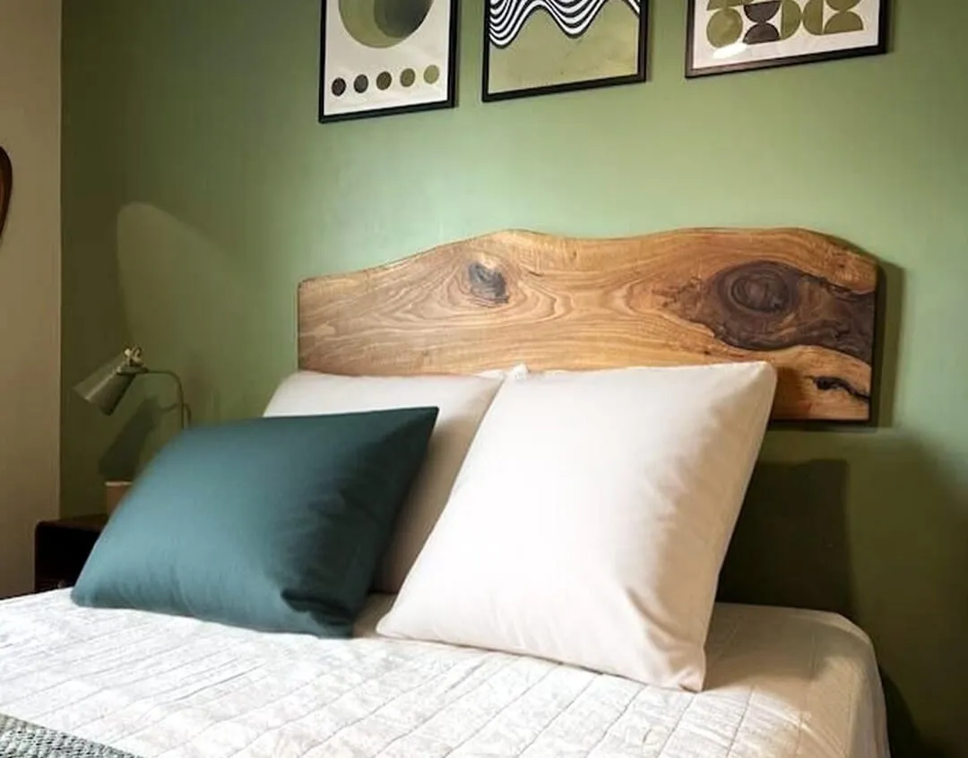 Sicily Wood Maker Industrial testiera letto 180x60 bordo vivo