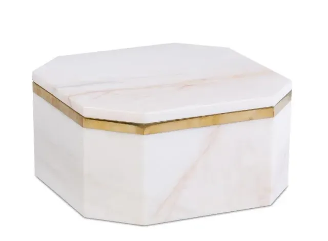 Maitland Smith Andros Scatola Marmo Large 26,7 cm