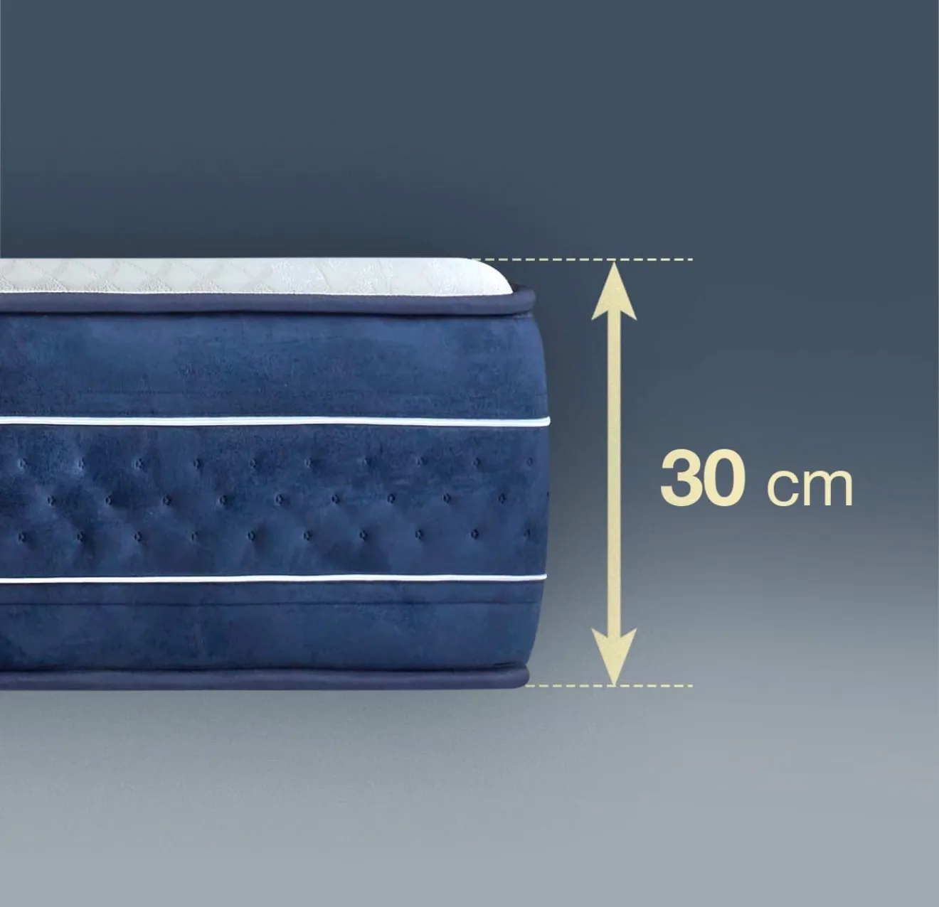 XLAB Design Premium materasso king size 180x200 rigido
