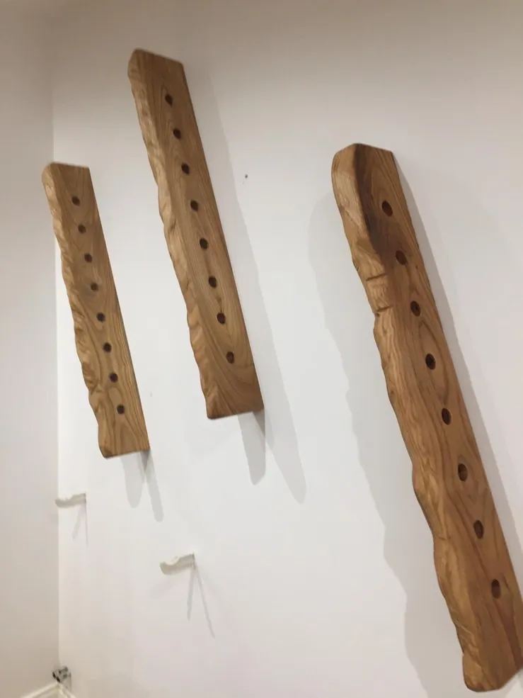 XLAB Design Wine Rack portabottiglie parete legno 4 pezzi