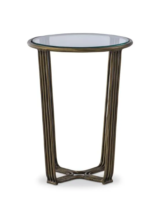 Maitland Smith Mason Side Table tavolino compatto legno