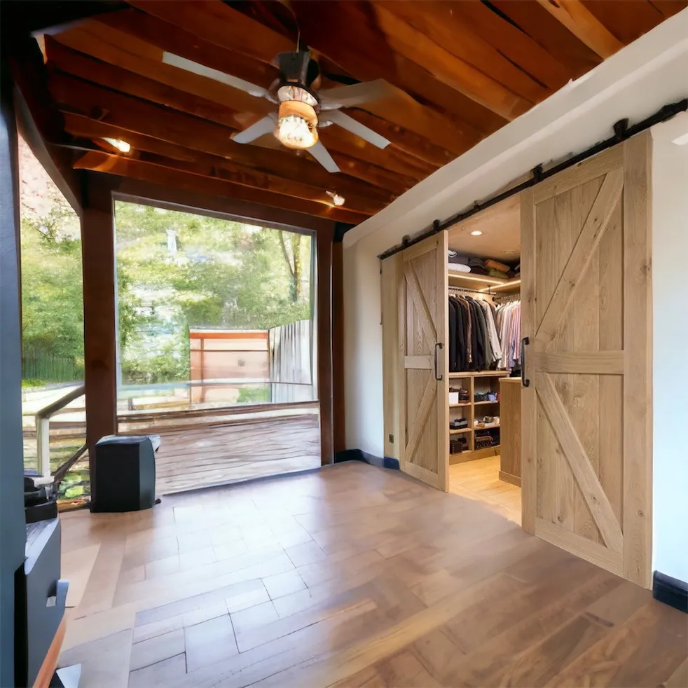 Sicily Wood Maker Porta Fienile Scorrevole in legno massello