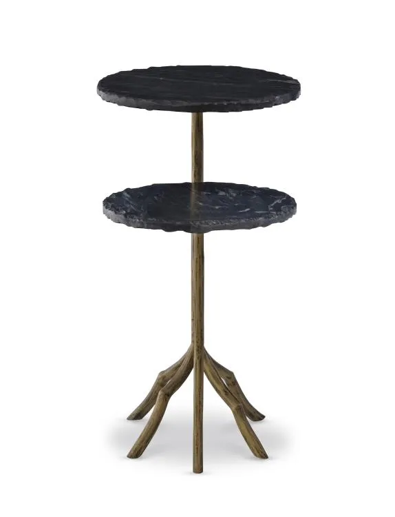 Maitland Smith Veronica tavolino marmo nero 61 cm
